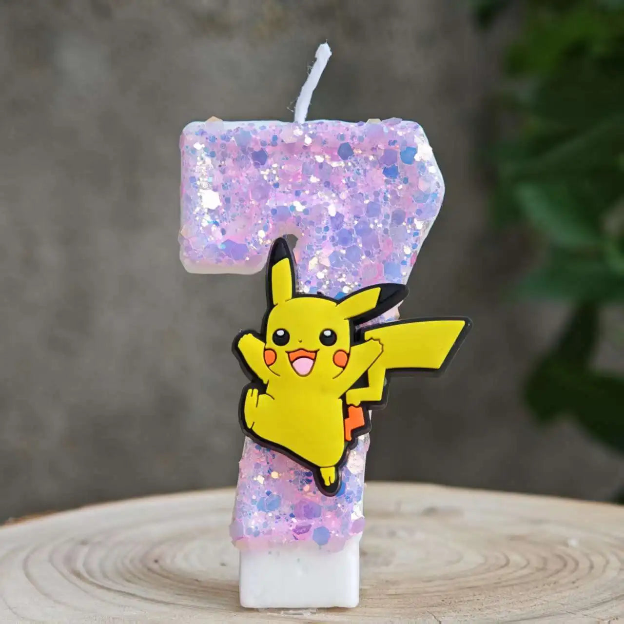 Pokemon Candle Number 0-9 Soccer Candle Pikachu Cake Decoration Boy Birthday Party for Kids Baby Shower Decor Gift