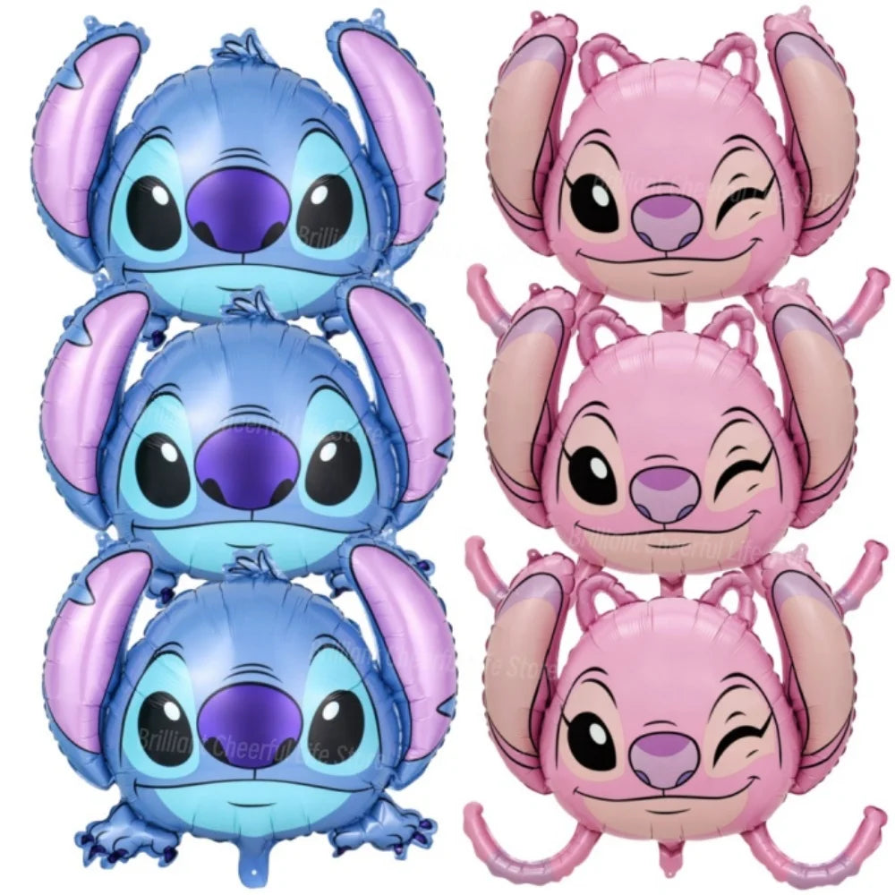 Stitch Birthday Decoration Lilo and Stitch Theme Tablecloth Paper Cup Plate Balloons Baby Shower Supplies Kids Favor