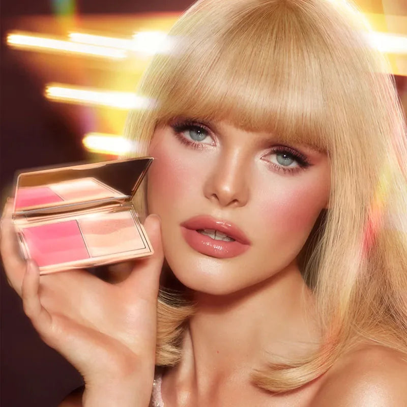 Charlotte Tilbury Soft Light Oil Control Liquid Foundation Small Gold Plate Powder Micro Light Powder Air Cushion Natural Makeup