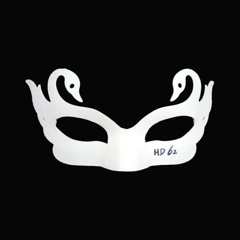 12/20/24 Pcs Halloween Mask DIY Paintable Blank Mask Paper Art Masks DIY Painting Masks For Masquerade Cosplay Party