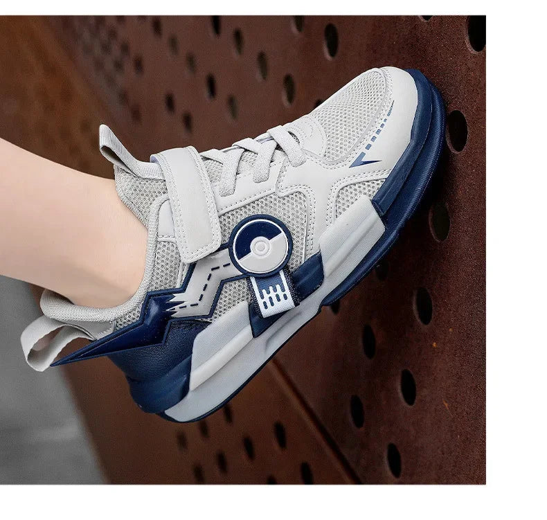 Pokemon Pikachu Children Sports Shoes Spring and autumn Fashion Anime Boy Sneakers Student Breathable Non-slip Running Shoe