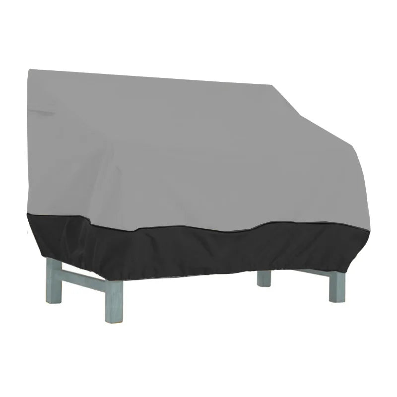 210D Multi Person Gray Outdoor Sofa Chair Cover,Garden,Courtyard,Sunscreen,Windproof,Rainproof,Snow Proof,Furniture Dust Cover