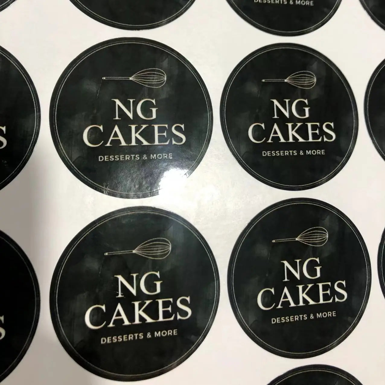 500 PCS Custom Label Sticker Logo Stickers Label Wedding Birthday Baptism Party Design Your Own Sticker Personalized Packaging