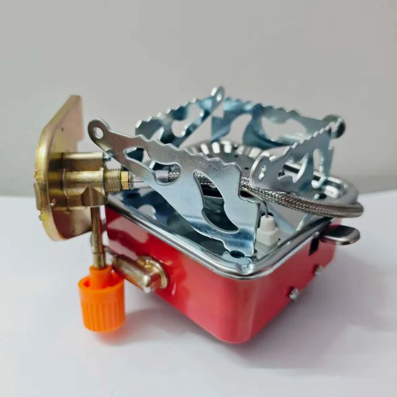 Portable Burner Camping Foldable Windproof Outdoor Gas Tank Stove for Backpacking Camping Hiking Picnic Camping Burner BBQ Grill