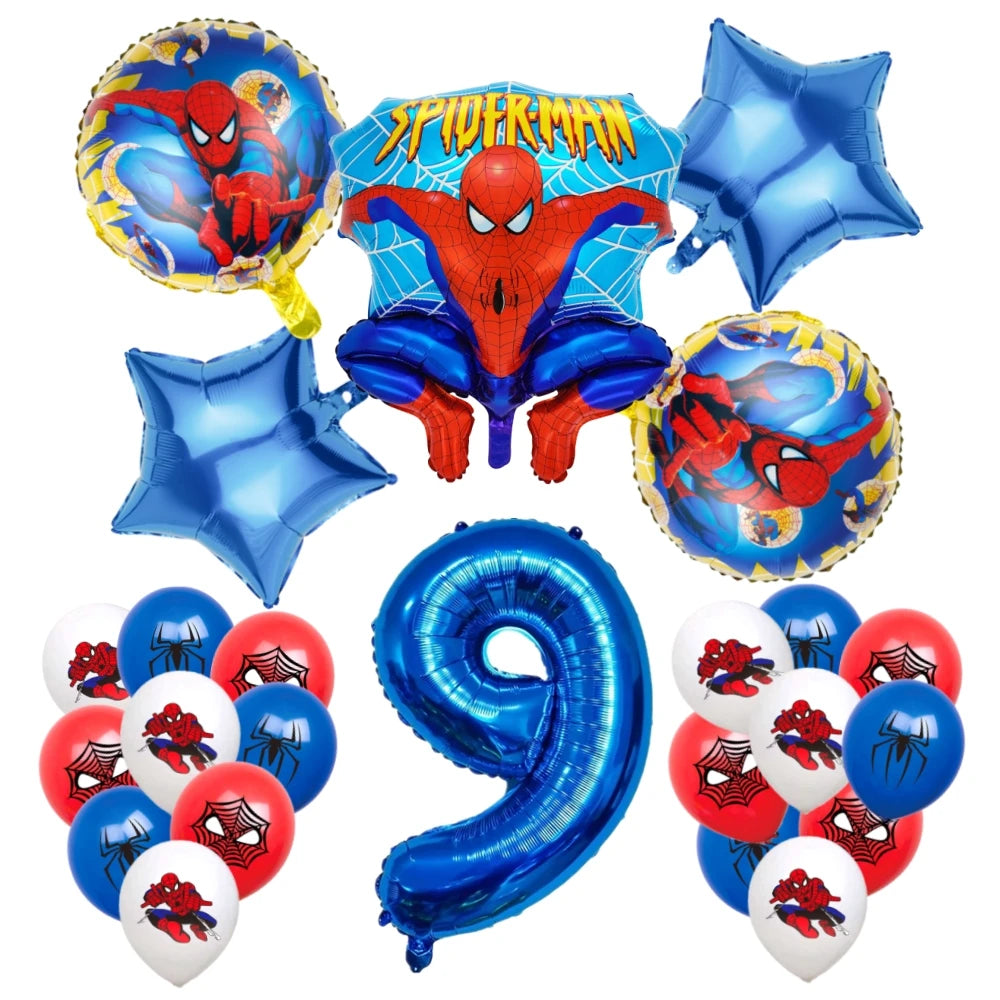 Spider Man Birthday Party Decor Paper Cups Plates Tablecloth For Kids Boy Spiderman Baby Shower Party Decorations Party Supplies