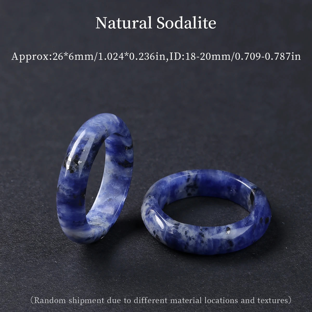 1 Pc Natural Crystal Stone Band Rings Amethyst Agate Obsidian Finger Solid Ring Women Men Minimalist Energy Healing Jewelry Gift