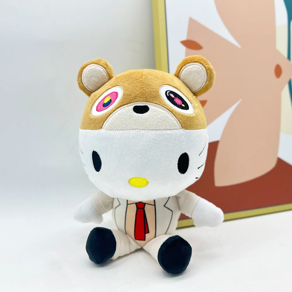 New Hello Kitty Ken Carson Rapper Trippie Taylors Plush Toy Doll with Clothes Stuffed Soft Plush Toys Fans Collect Gifts