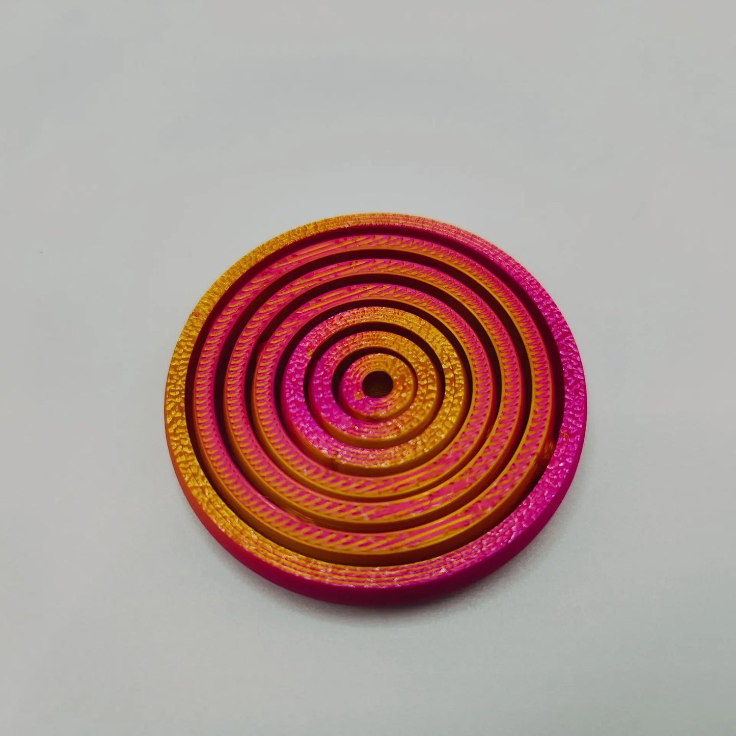 3D Printed 7-Ring Fidget Spinner Universal Gyro Gravity Rotating Anxiety Relief Office Decompression Sensory Toy for Party Gifts