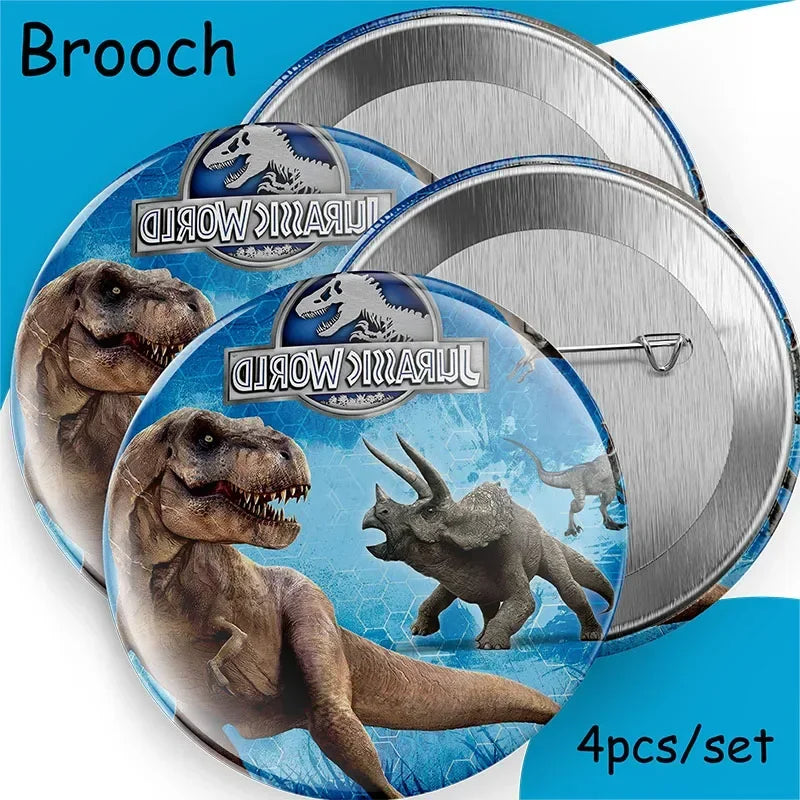 Disney Jurassic dinosaurs Party Supplies Tableware Set Cup Plates Napkins For Kids Birthday Decoration Boys and GirlsBaby Shower