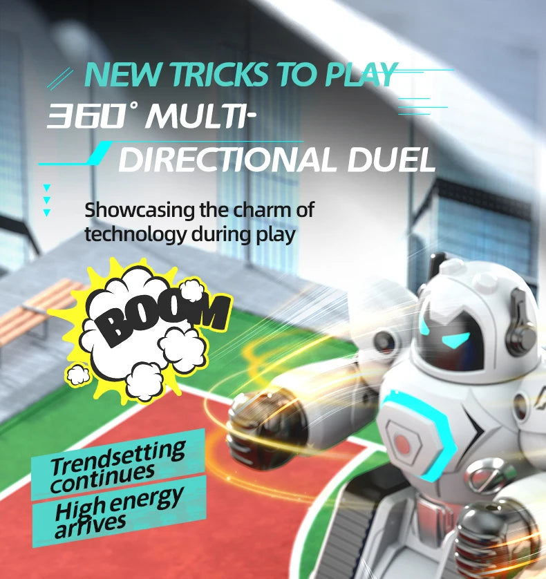 JJRC R30 parent-child interactive remote control football fighting robot double boxing remote control boy DIY children's toy