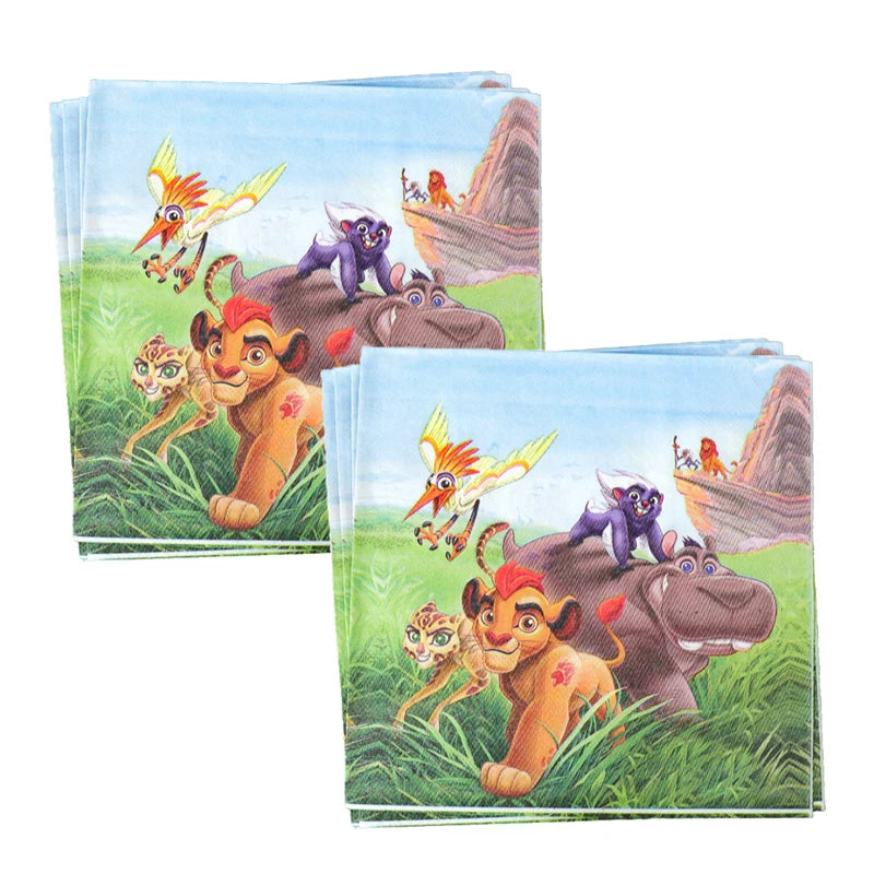Disney The Lion King Birthday Party Decoration New Plates Cups Napinks Tablecloth King Lion Birthday Balloon Party Favor Balloon