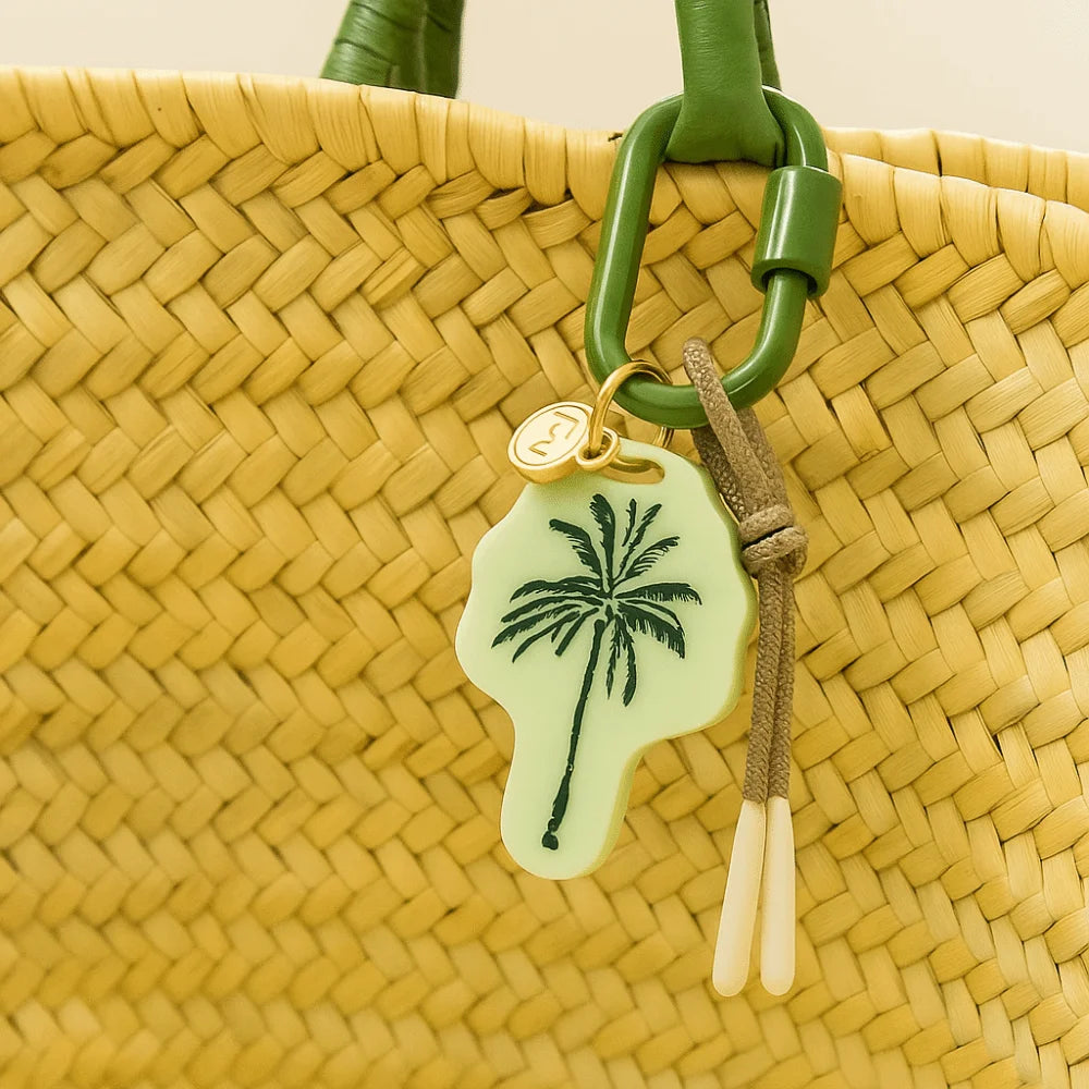 Acrylic Charms Retro Rope Woven Pendant Geometric Car Keyring Mobile Phone Pendant Fashion Cartoon Bag Chain Charms