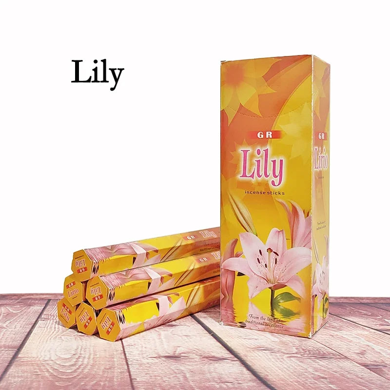 YXYMCF 1 Big Box Indian Incense Sticks White Sage Meditation Lavender Palo Santo Cense Purifying Air Deodorization Aromatherapy