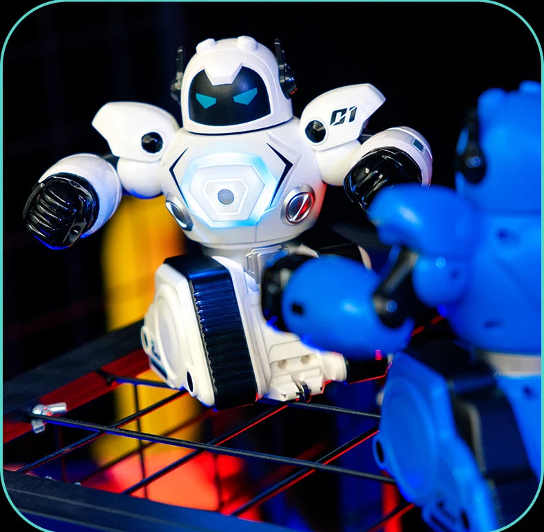 JJRC R30 parent-child interactive remote control football fighting robot double boxing remote control boy DIY children's toy