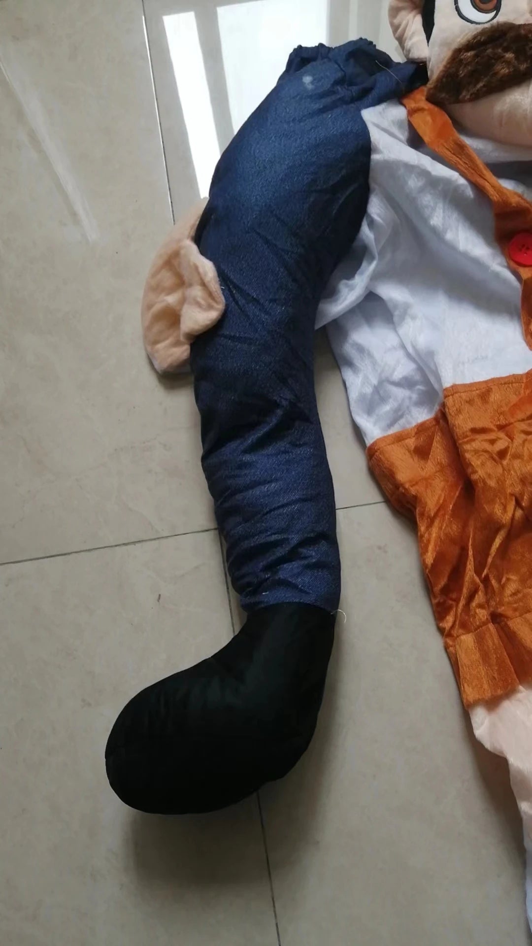 Woman Men Brown Bear Magic Pants Animals Fake Legs Woman Men Christmas Halloween Cosplay Costume