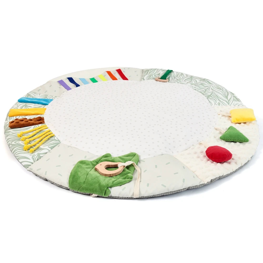 Wooden Baby Play Gym Music Activity Mat 0-12 Baby Months Exercises For The Limbs Sensory Development Toys Mobile Suspended Bell