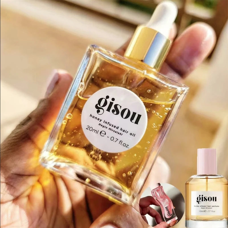 New Gisou Honey Infused Hair Oil Improve Dry Hair Care Essential Flexibility Smooth Long Lasting Fragrance Retention Conditioner