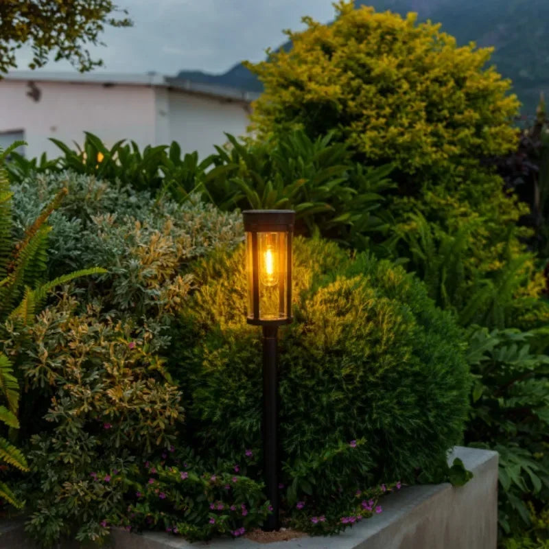 Waterproof LED Solar Lights for Garden Yard Driveway - Automatic Pathway Lighting Outdoor Landscape Lighting Auto On/Off at Dusk