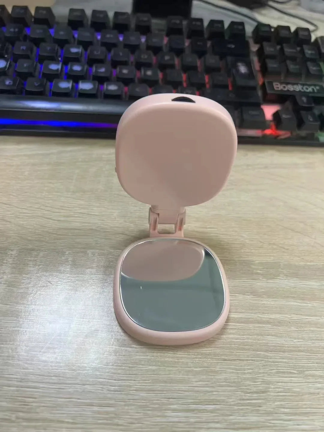 Magnetic Selfie Light for MagSafe iPhone 360° LED Ring Fill Light with Mirror