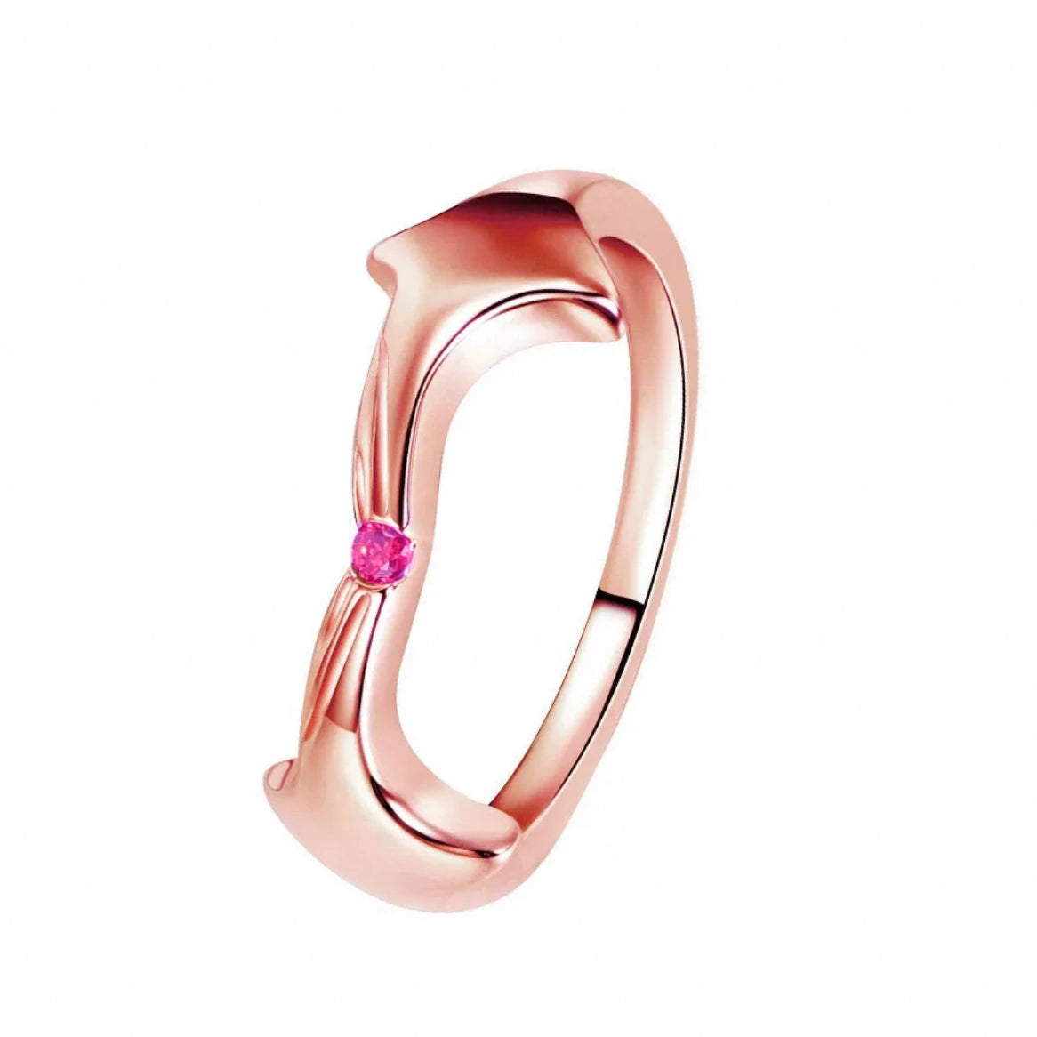 18K Rose Gold Plated 925 Originales Silver SilverLock To Love Heart Stone Wedding Luxury Ring Set For Woman Jewelry Party Gift