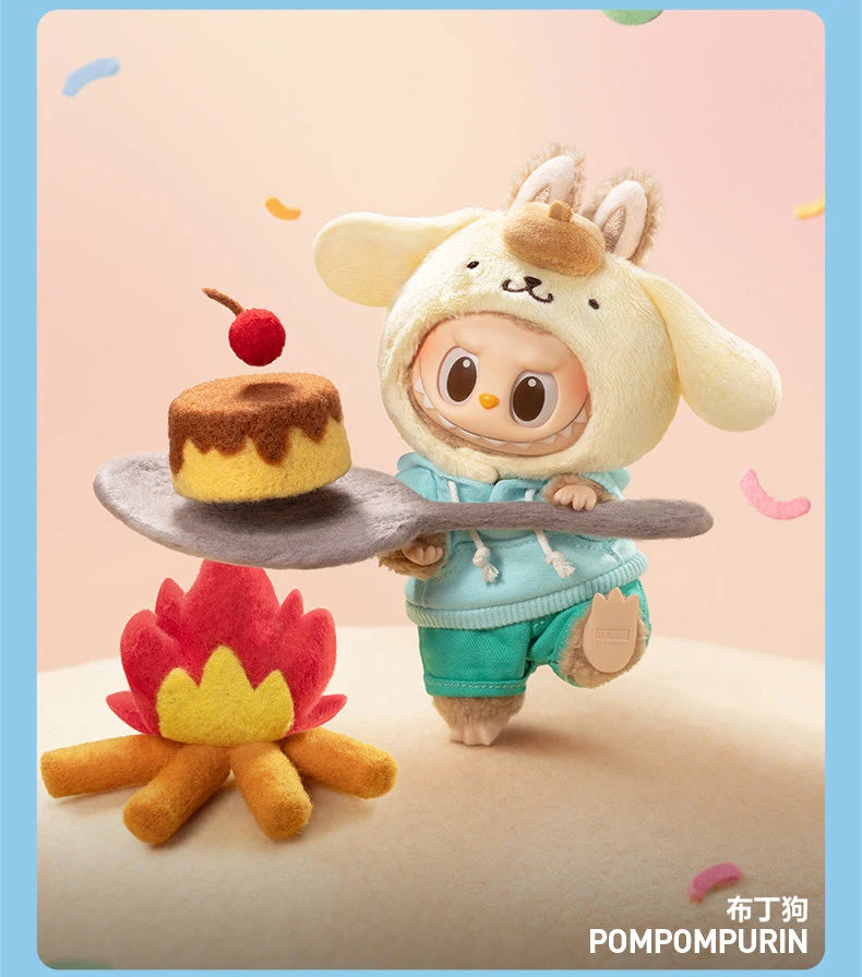 POP MART Labubu Monsters Sanrio Characters Series Vinyl Plush Mystery Guess bagBlind Box Anime Figure Soft Toy for Desktop Decor