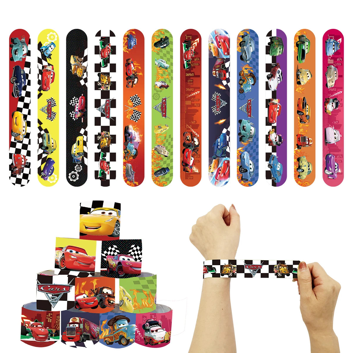 Disney Cars Birthday Decoration, Cartoon, Lightning Mcqueen, Paper Plates, Napkins, Cups, Balloon, Event Supplies, Baby Shower
