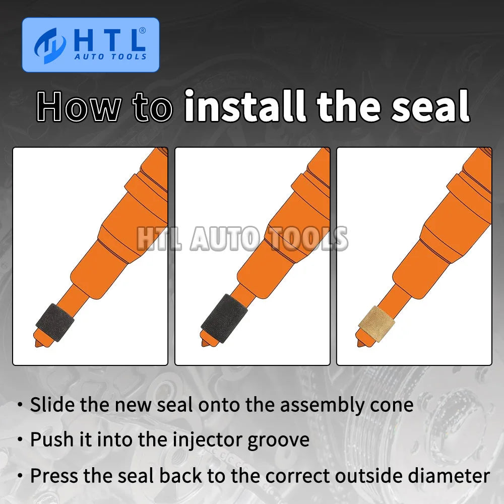 Fuel Injector Seal Install and Removal Tool Kit For BMW N13 N14 N18 N20 N26 N43 N53 N54 N55 N63 N74 S55 S63 Engine