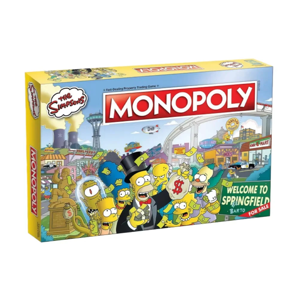 Monopoly The Simpsons co-branded Monopoly board game The Simpsons Edition Springfield collectible