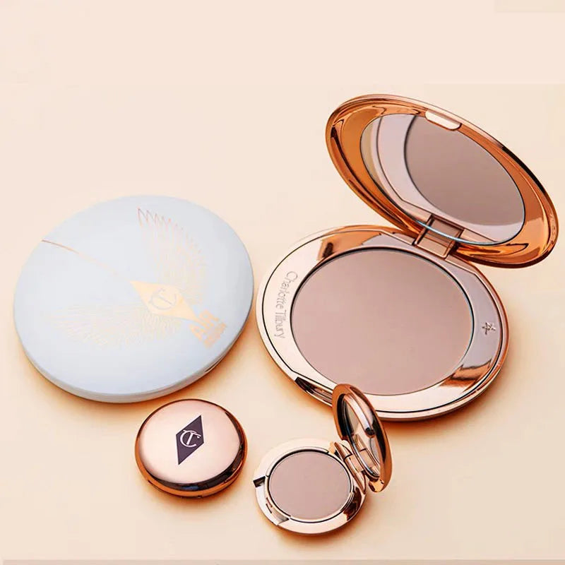 Charlotte Tilbury Set Pressed Powder Oil Control Matte High Gloss Face Repair Honey Powder Celebrity Same Brand Makeup Products