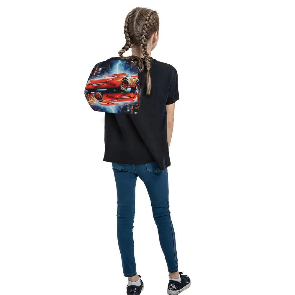 Custom Car 95 Lightning Mcqueen Insulated Lunch Bag for Women Resuable Racing Car Thermal Cooler Bento Box Office Picnic Travel