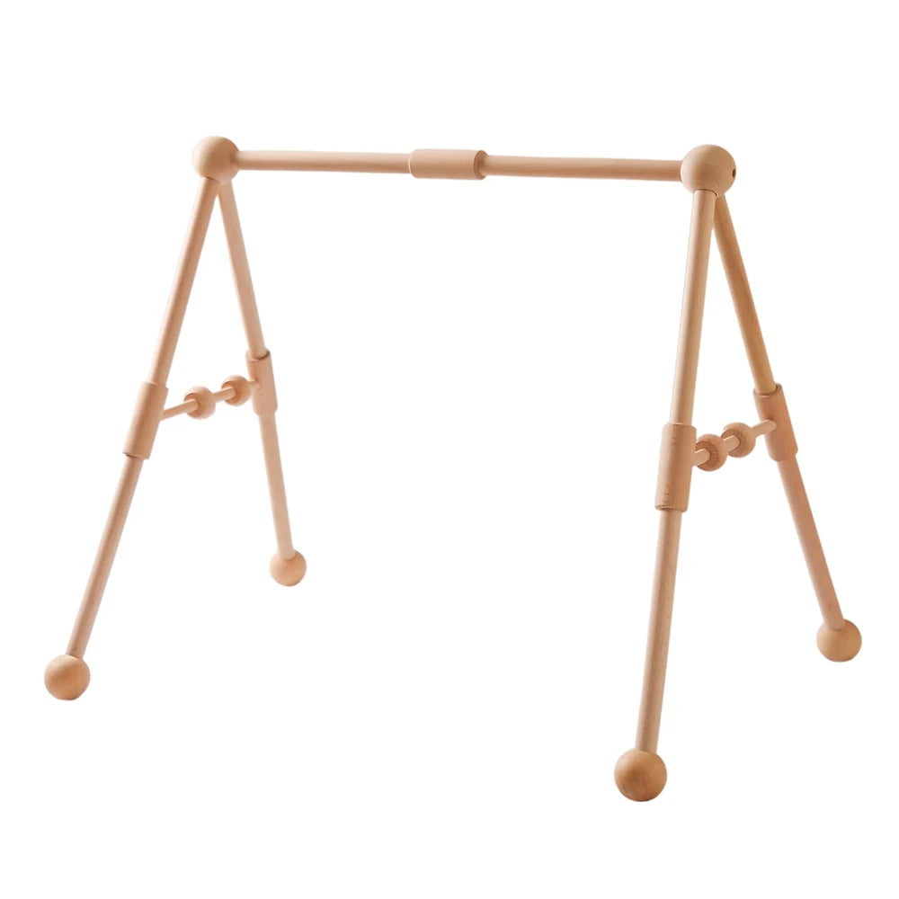 Wooden Baby Play Gym Music Activity Mat 0-12 Baby Months Exercises For The Limbs Sensory Development Toys Mobile Suspended Bell