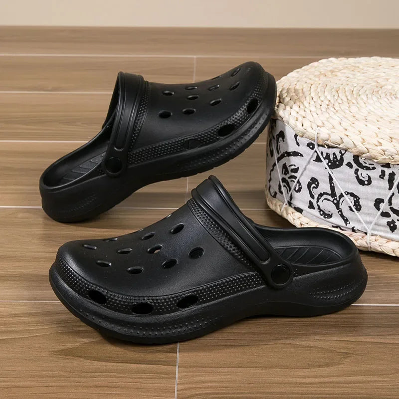 Summer Men Clogs Sandals Men's and Women's Leisure Slippers Beach Slides Home Garden Shoes Outdoor Sandals Plus Size 46 47 48