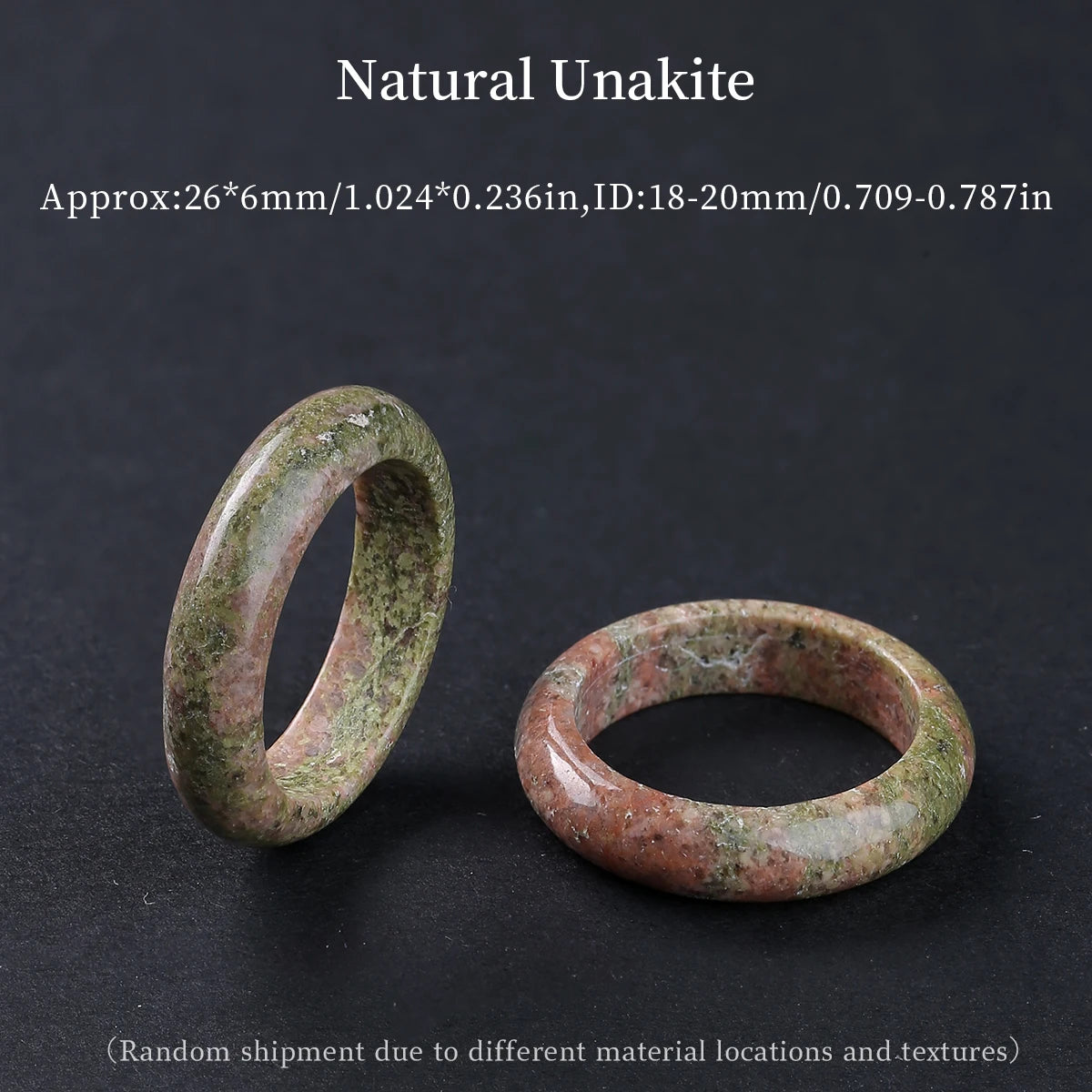1 Pc Natural Crystal Stone Band Rings Amethyst Agate Obsidian Finger Solid Ring Women Men Minimalist Energy Healing Jewelry Gift