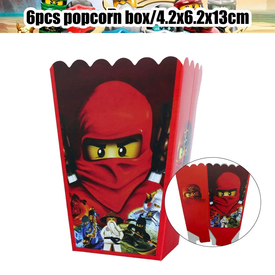 Ninja Birthday Party Decorations New Paper Tableware Plates Cups Napkins Tablecloth Background Balloon Supplies Deco For Kid Boy