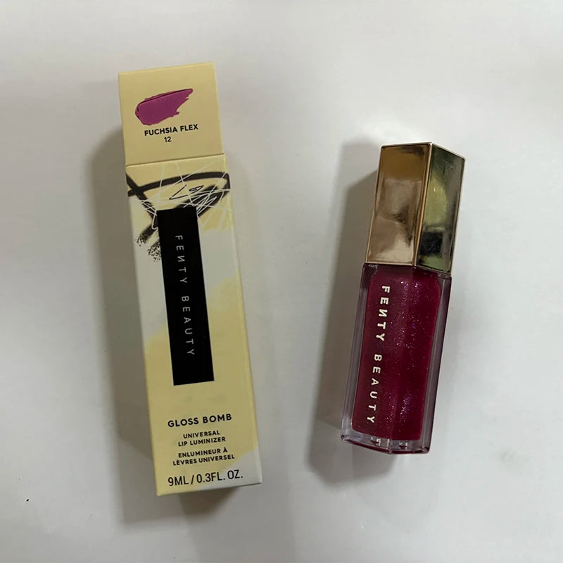 Fashion Fenty Beauty Lip Glaze Moisten Shine Glitter Lip Plumper Makeup For Beginner Liquid Lipstick Female Makeup Cosmetics