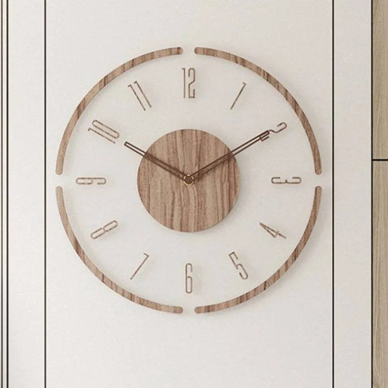 Modern Transparent Floating Digital Wall Clock Decoration Special Material Disk Battery Powered Home Decorative Wall Clock