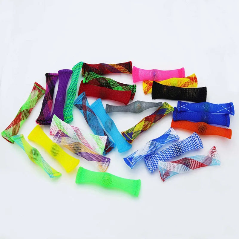5-30pcs Marble Mesh Fidget Sensery Toys For Autism And ADHD Fingertip toy Release anxiety stress toy Adult children Party Favors