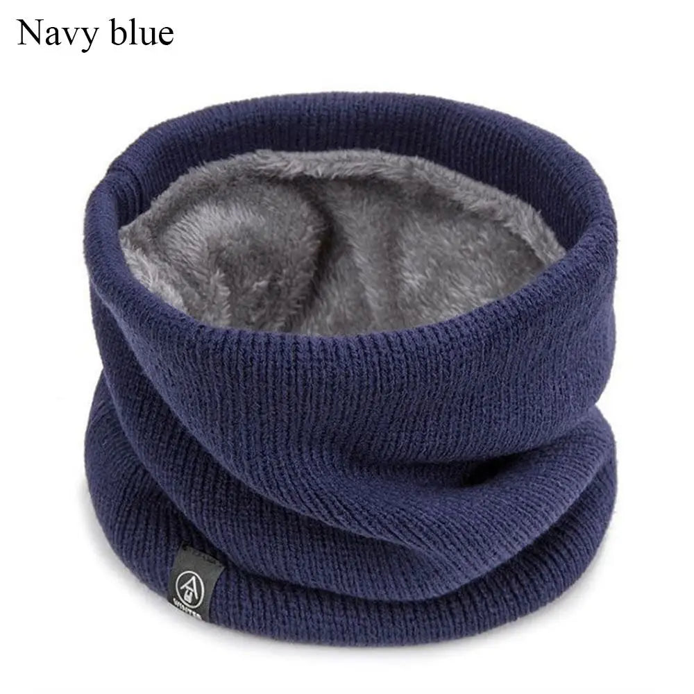 Knitted Neck Warmer Sports Scarf Fashion Soft Women Men Face Cover Winter Skating Running Hiking Scarves Thick Cold-proof Collar