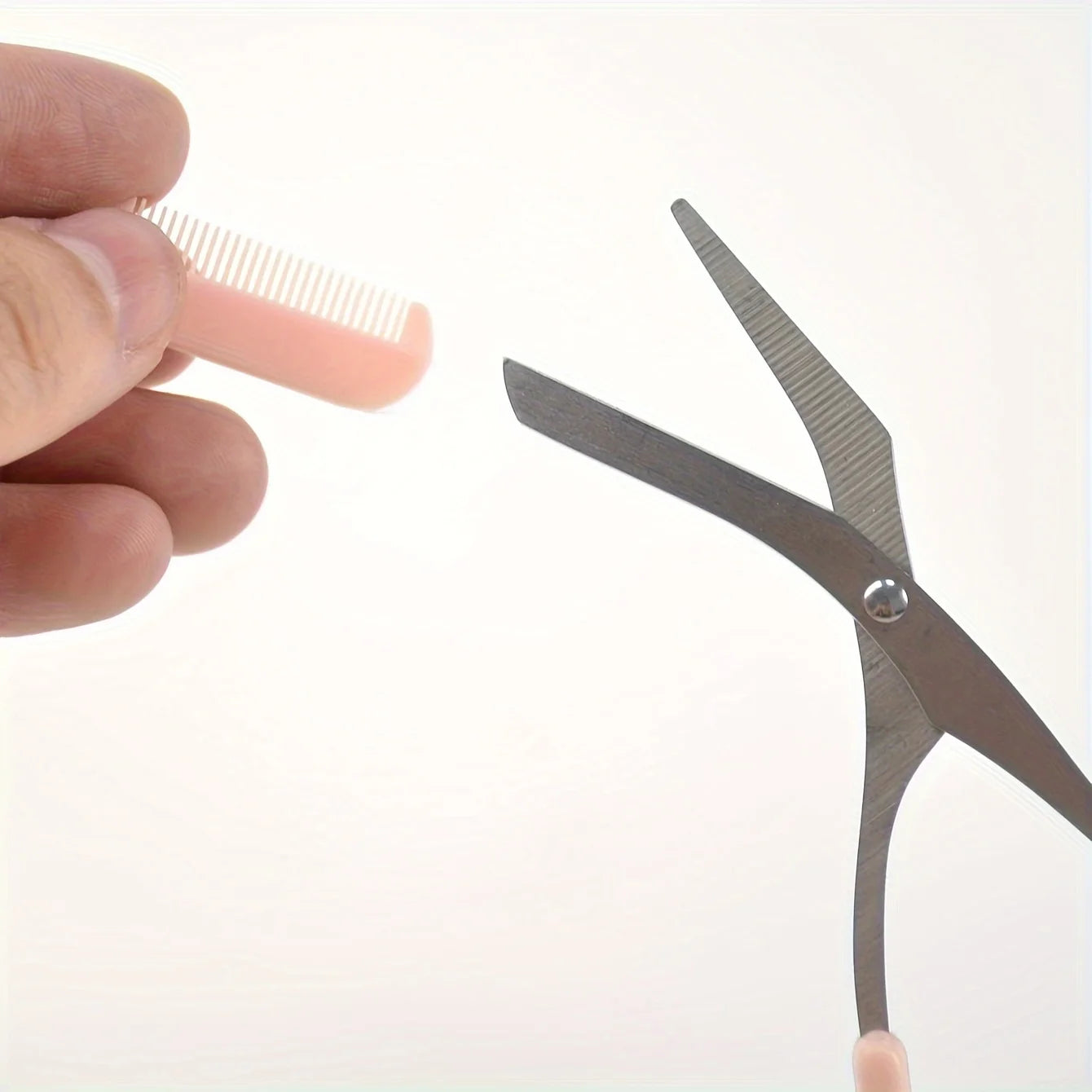 Eyebrow Razor Scissor  Stainless Steel
