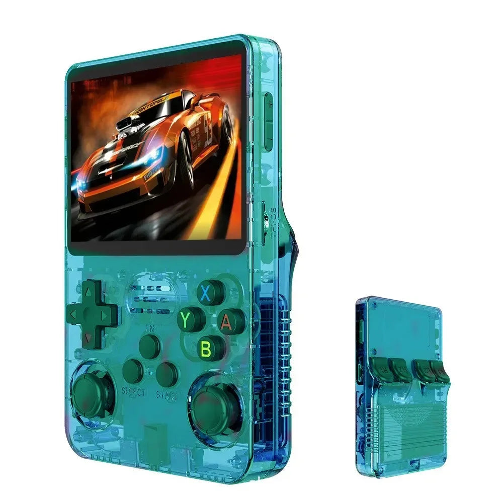 R36S Retro Handheld Video Game Console ARKOS System 3.5 Inch IPS Screen Classic Portable Pocket Video Player 128G Games Boy Gift