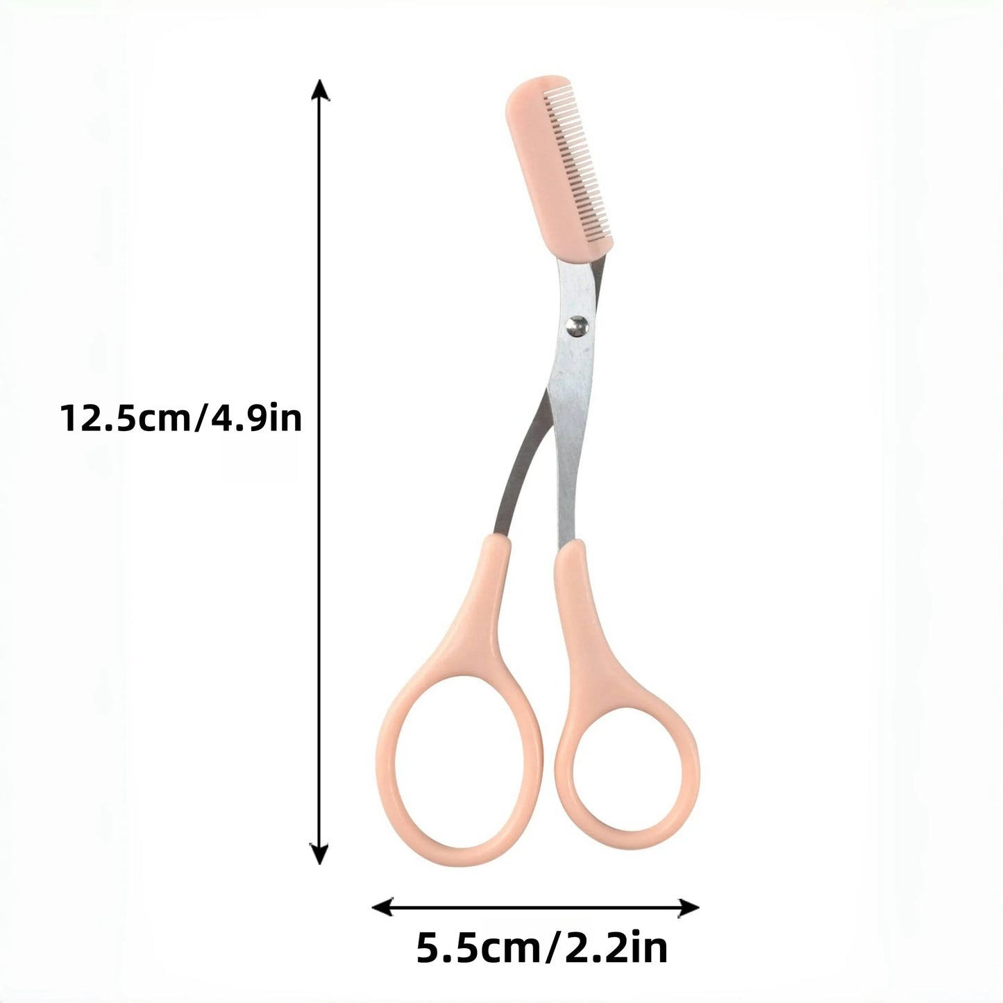 Eyebrow Razor Scissor  Stainless Steel