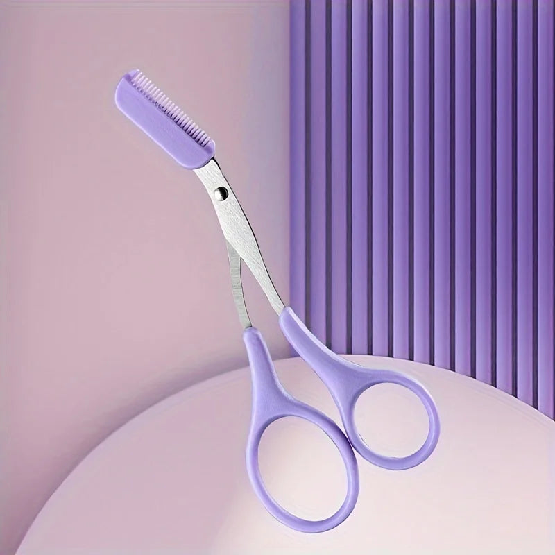 Eyebrow Razor Scissor  Stainless Steel