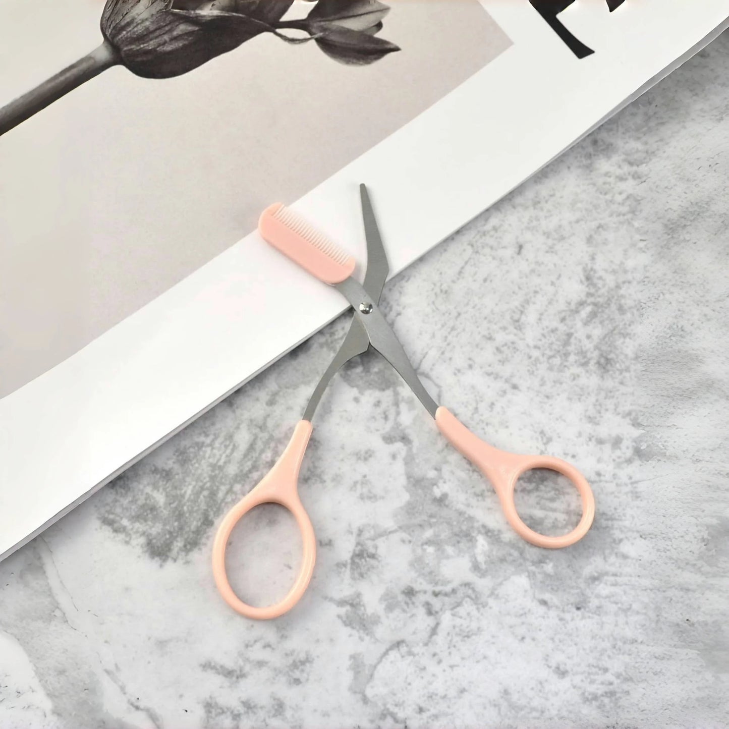 Eyebrow Razor Scissor  Stainless Steel