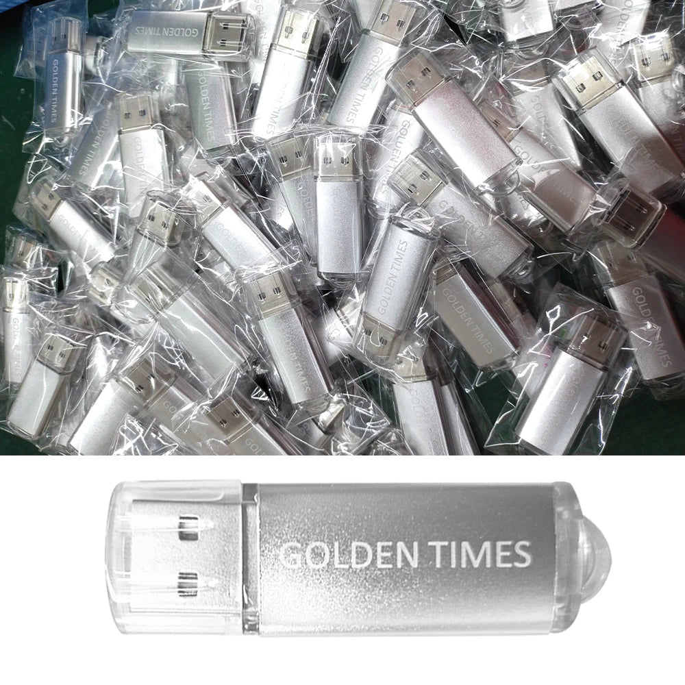100 Pack USB Flash Drive Free Logo 128GB 64GB 32GB 16GB 8GB 4GB Waterproof Pen Drive Memory Stick 2.0 Disk Colorful Pendrive